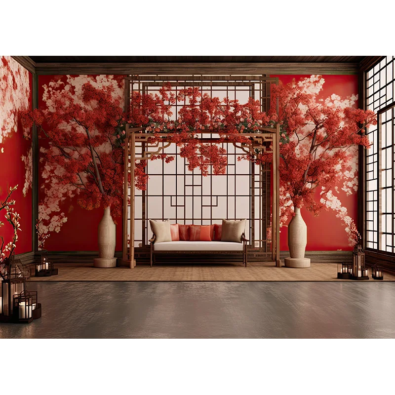 Telón de fondo de fantasía para fotografía de boda, telón de fondo de aniversario de flores, decoración Interior para estudio fotográfico, accesorio de fonecall SG-03