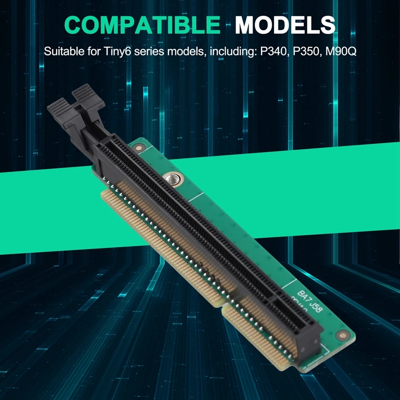 PCI-E 16X Graphic Card Adapter Card Tiny 6 Riser Card For Lenovo Tiny6 Series Models P340 P350 M90Q PCIE Riser Card