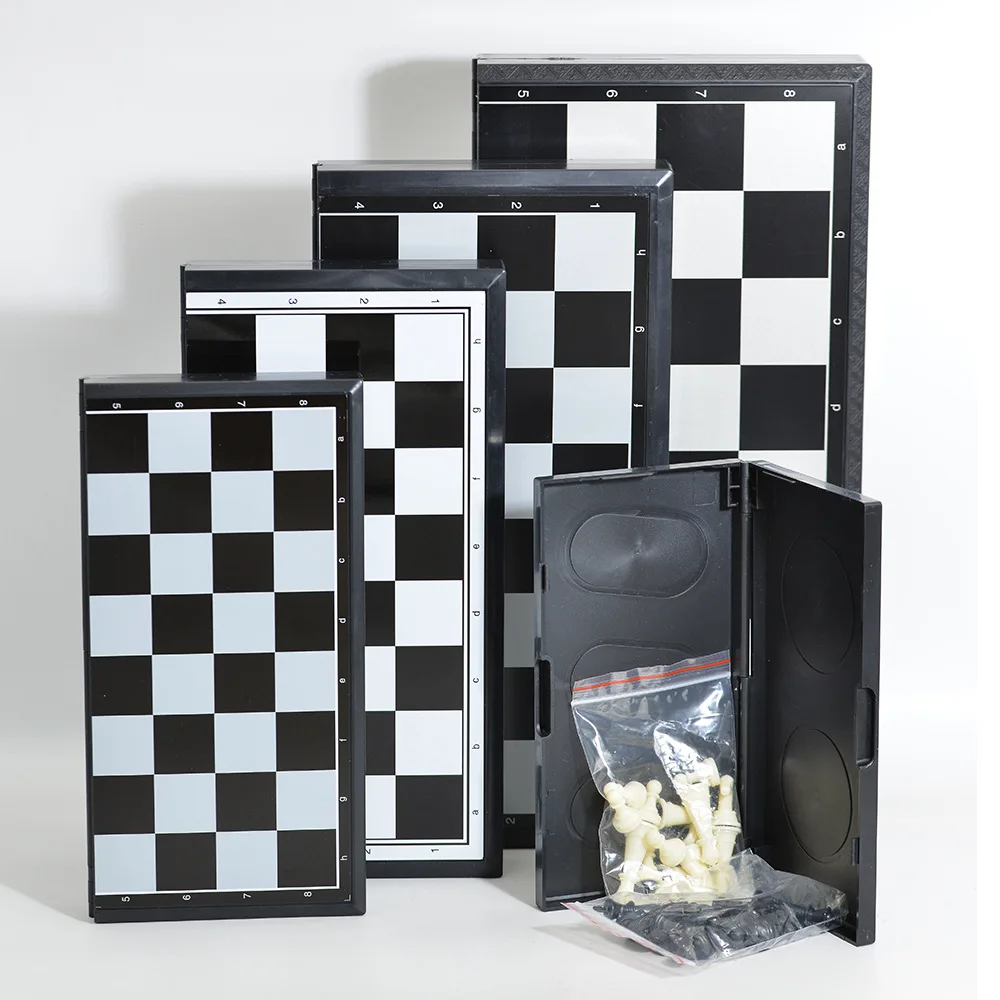 Folding Magnetic Chess Portable Chess Board International Chess Game Gift for Adult Kids Beginner