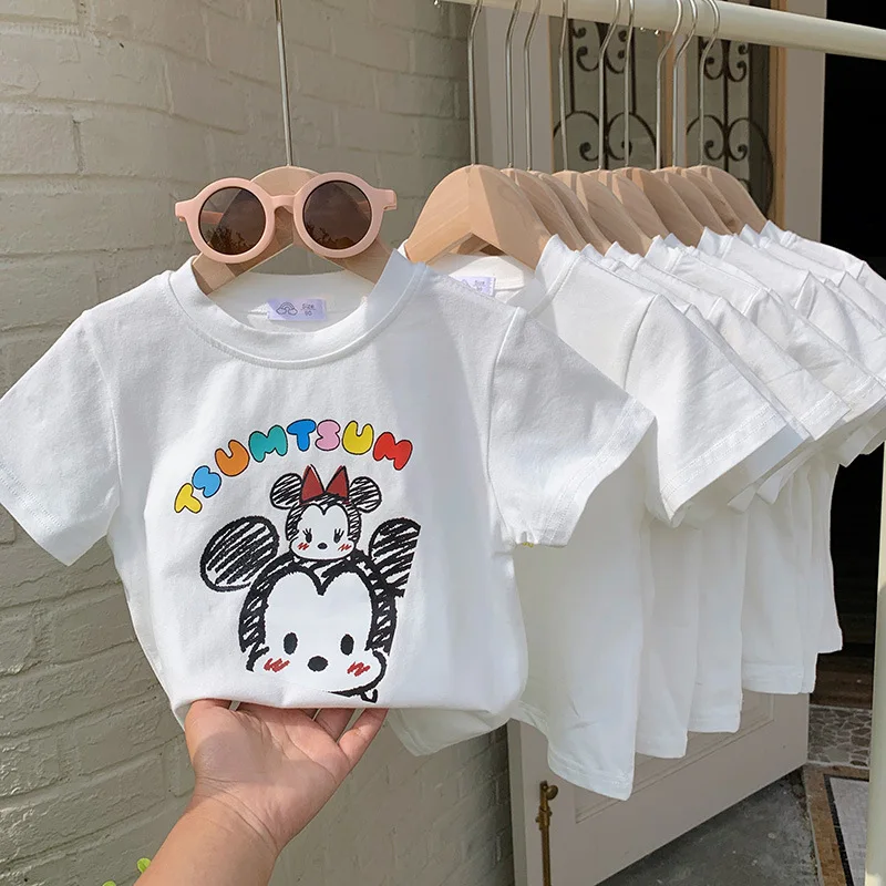 Meisjes T-Shirt, Zomeroutfit Met Korte Mouwen, June 1st Performance Pak, Kinder Zomermeisje Toptrend Met Halve Mouwen