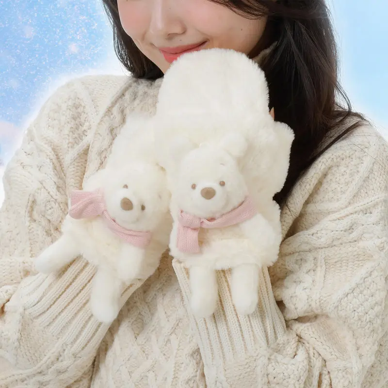 

New Spot Official Winter Sweetheart Dual Purpose Mitt Christmas Warm Scarf Hair Ring Winter Exquisite Birthday Gift Surprise