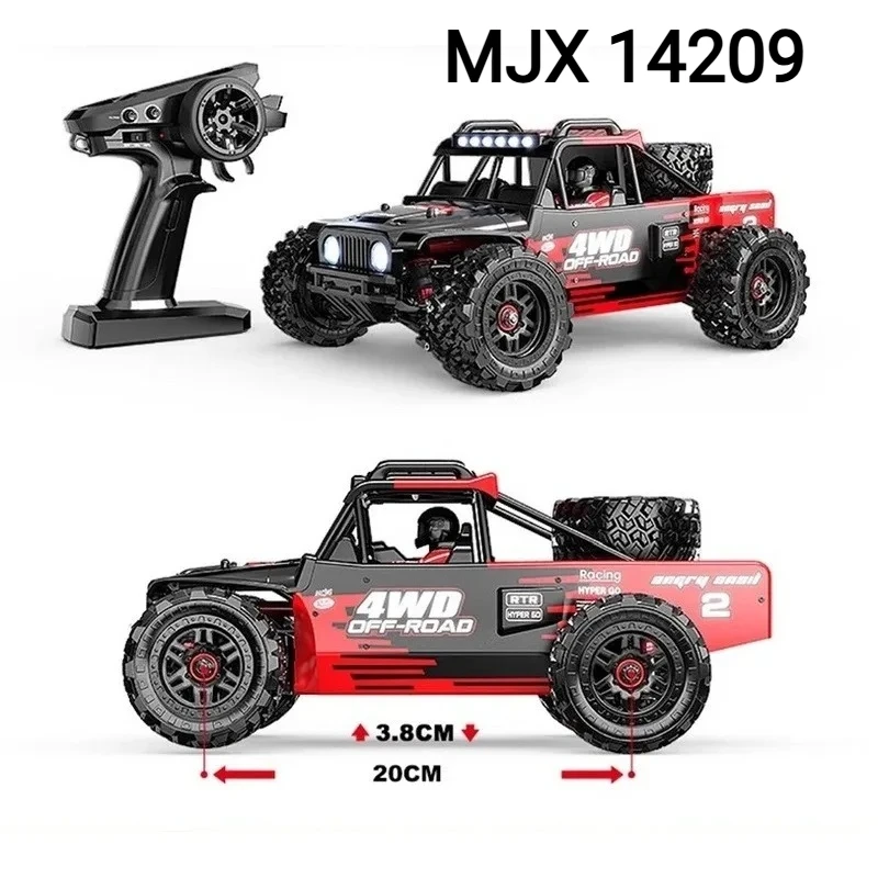Mjx 14209 1 14 Brushless 4Wd Rc Car High Speed Off Road Desert Truck Professional Remote Control Hobby Model