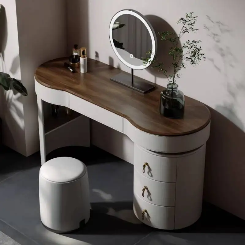 

European Shelves Vanity Desk Mirror Nightstand Drawers Room Stuff Dressers Bedroom Lounges Meuble Rangement Bedroom Furnitures