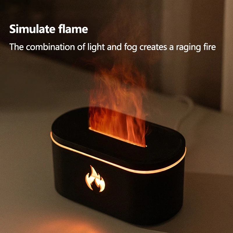 Lenovo Thinkplus Ultrasonic Humidifier Aromatherapy With Colorful LED Night Light For Office Bedroom Desktop Personal Use