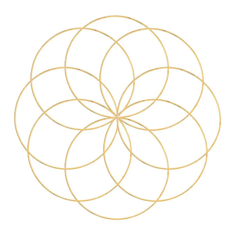 10 Pcs Dream Catcher Hoop Craft Rings Metal Dreamcatcher DIY Kits Hoops Round Wind Chime