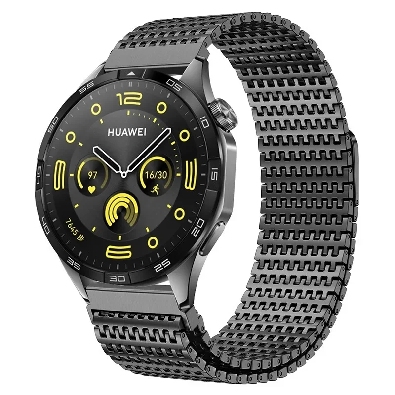 20mm 22mm Steel Strap for Huawei Watch 4 Pro/GT5 Pro GT5 4 46mm Metal Magnetic Bracelet for Amazfit GTR 47mm/GTR 4/Stratos Strap