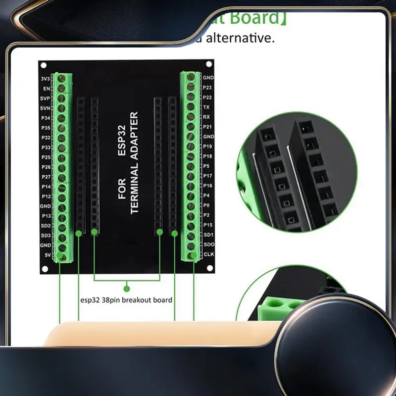 

ESP32 Breakout Board Compatible With ESP32 Wifi Bluetooth Development Board Nodemcu-32S Lua 38Pin GPIO Expansion Board-N34R