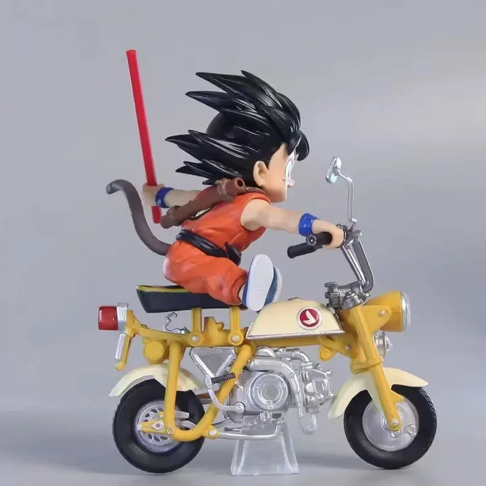 Neue 13cm Dragon Ball Z Anime-Figur Son Goku Master Roshi Motorräder PVC-Actionfigur Kame Sennin Motorrad Spielzeug für Kinder – Detail 6