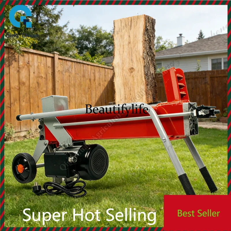 K182  Small Electric Wood Splitter a Powerful Hydraulic Wood Chopper Splitting Machine