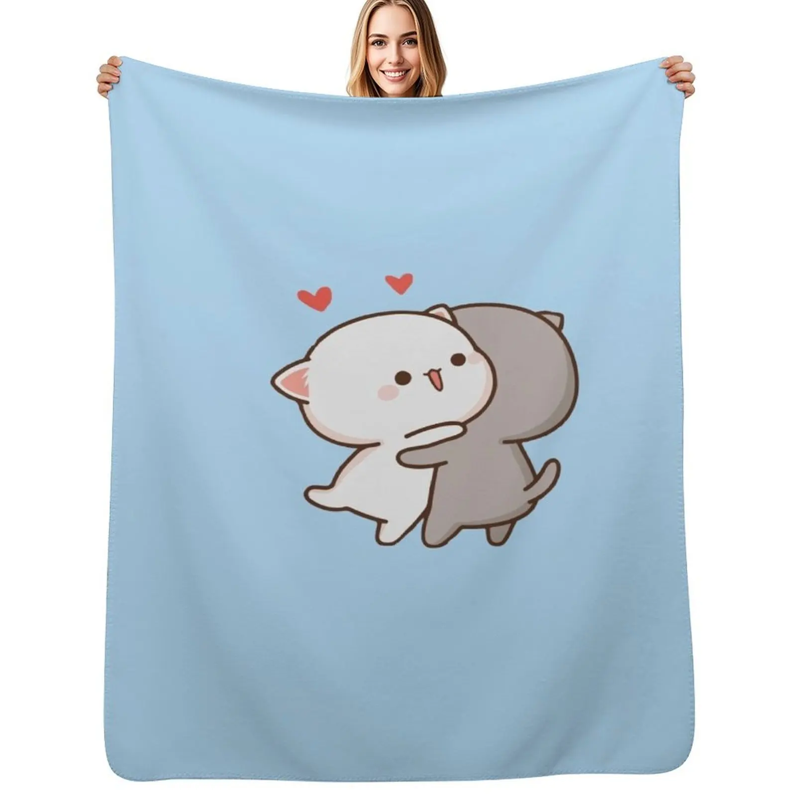 

Cute Milk couple Throw Blanket Heavy heavy to sleep Softest bed plaid Blankets