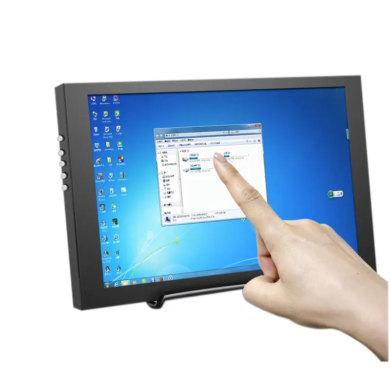 Raspberry Pi Industrial Touch Display, 10.1 Polegada, Portátil, LCD, Alta Definição, Tela de Monitoramento de Computador, Áudio Embutido