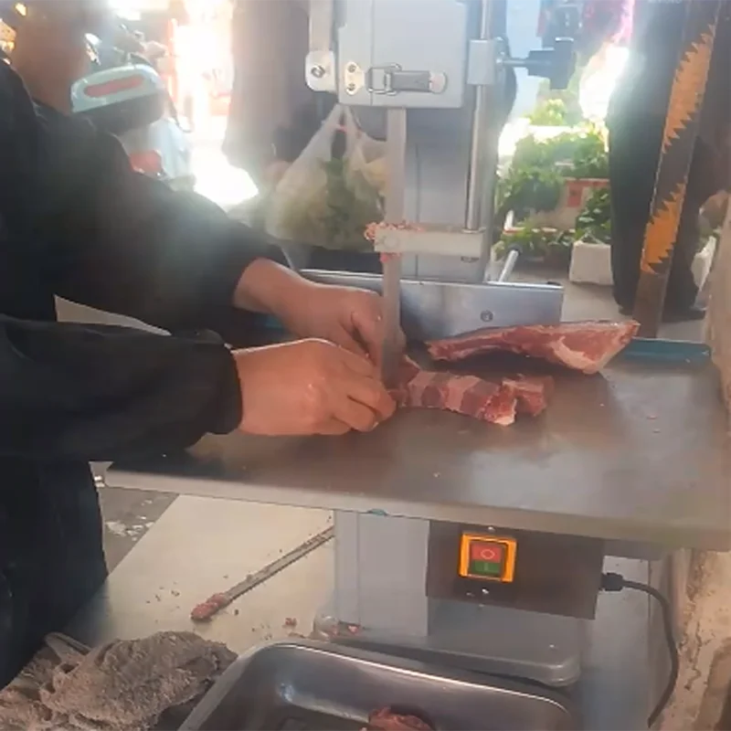 Compact Electric Bone Saw Machine Portable Bone Cutter for Small   Butcher Shop & Restaurant Kitchen Use