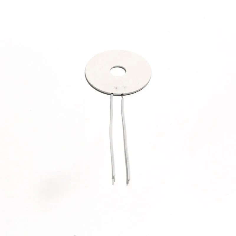 ฮีตเตอร์เซรามิกแบบวงแหวน ODφ 30-IDφ 6 มม. ทนความร้อนสูง MCH ฮีตเตอร์อะลูมินา ฮีตเตอร์ไฟฟ้าแบบเร็ว แผ่นฮีตเตอร์แบน 3.7V 5V 12V 24V