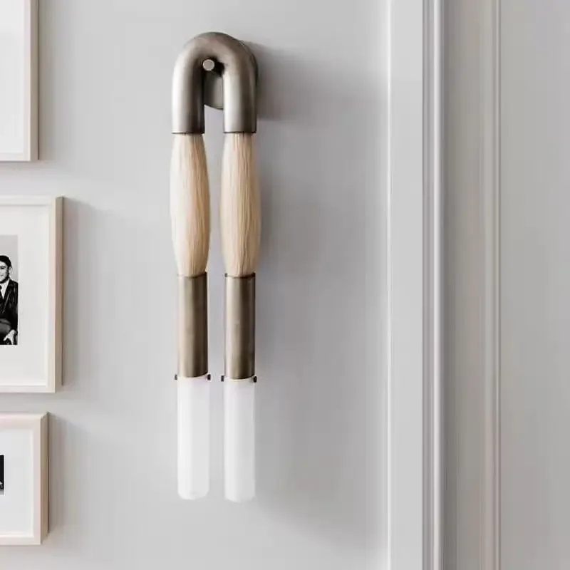 خمر غرفة تصميم الجدار مصباح رواية حائط الخلفية الشمعدان أضواء الرجعية غرفة المعيشة ديكور غرفة نوم تركيبة إضاءة داخلية G9 #2