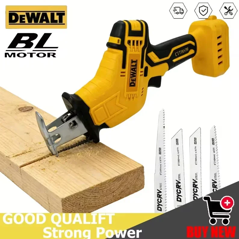 Dewalt Cordless Reciprocating Saw Brushless Electric Saw Multifunctional Metal Wood Pipe Cutting Saw Power Tool view 3