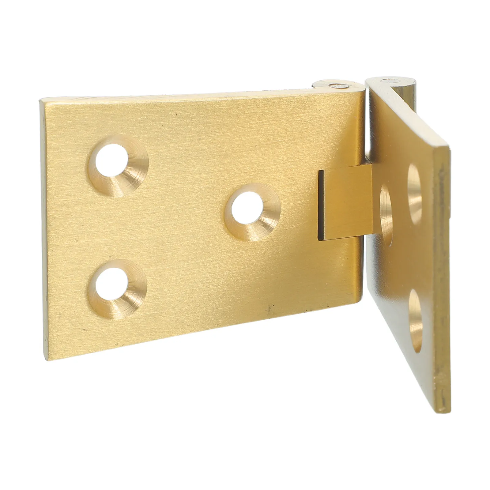 Large Pure Copper Folding Hinge Heavy Duty Oval Table Flap Hinge for Folding Tables Sewing Machine Desks Butler Tray