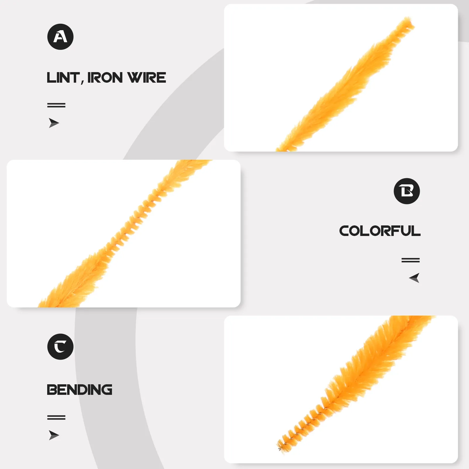 

100 шт. гибких синельных проволок (твист-стиков) для детских творческих проектов, развивающие материалы для рукоделия