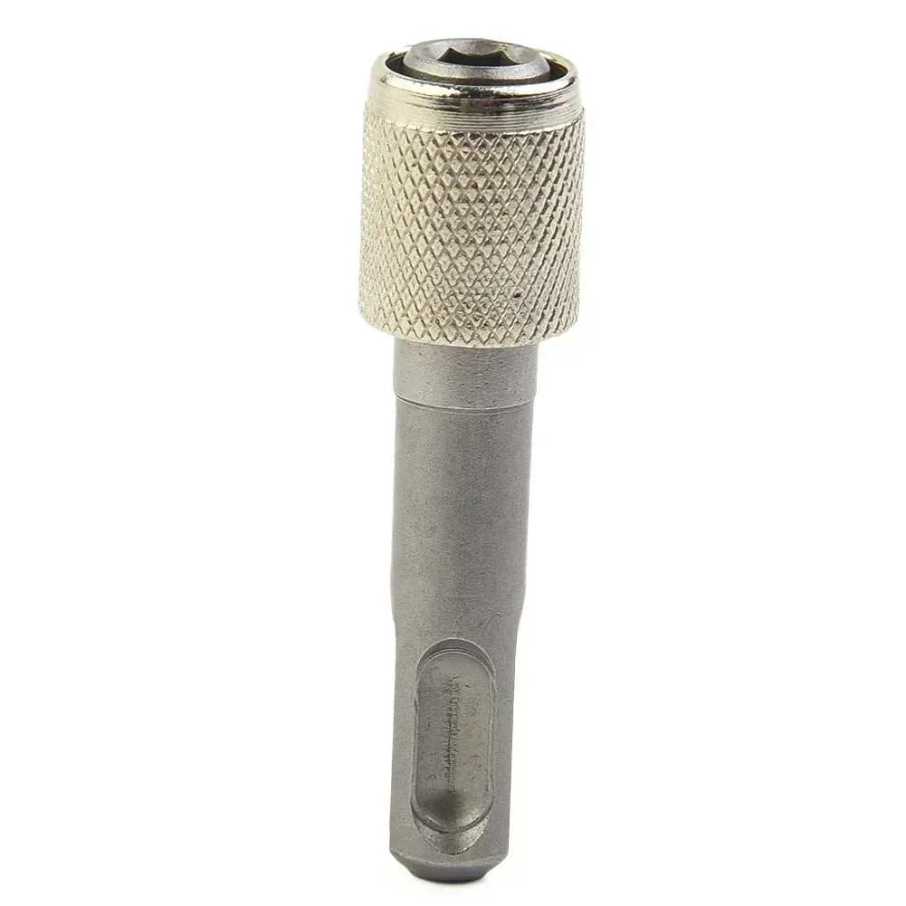 SDS Socket Adapter 1/4 Hex Shank Screwdriver Socket Adapter Holder Drill Bits Adapter Converter Practical Tools Accessor