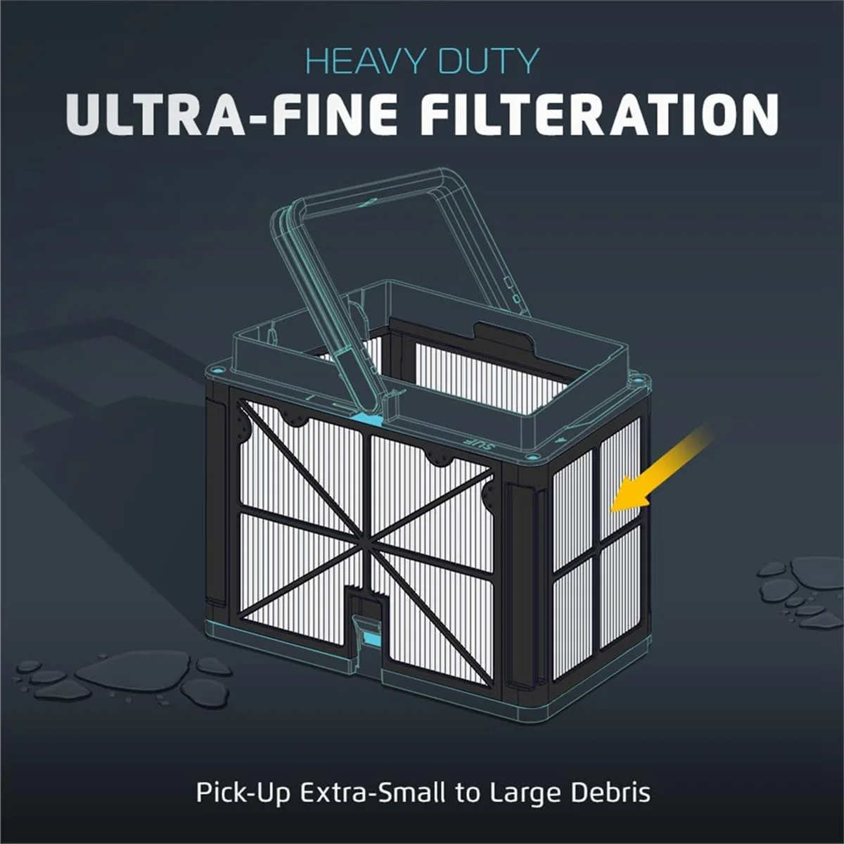 مرشح فائق الدقة A26P جديد 9991466 -R4 بديل لمنظفات حمام السباحة الروبوتية Dolphin Active 10، Active 15، Advantage، Cayman، E10