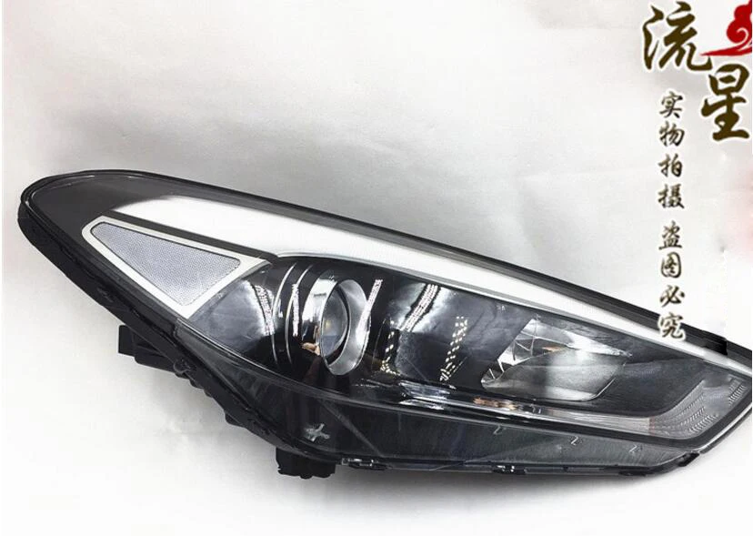 1pcs car bumper headlamp For Hyundai Tucson headlight 2016~2018y head lamp for Hyundai Tucson fog lamp