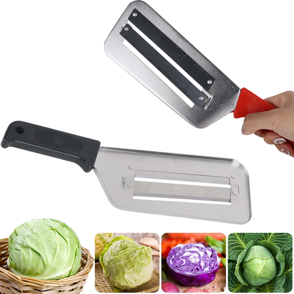 Stainless Steel Cabbage Shredding Slicer Cabbage Cutter Knife Sauerkraut Cutter Coleslaw Grater for Home Kitchen