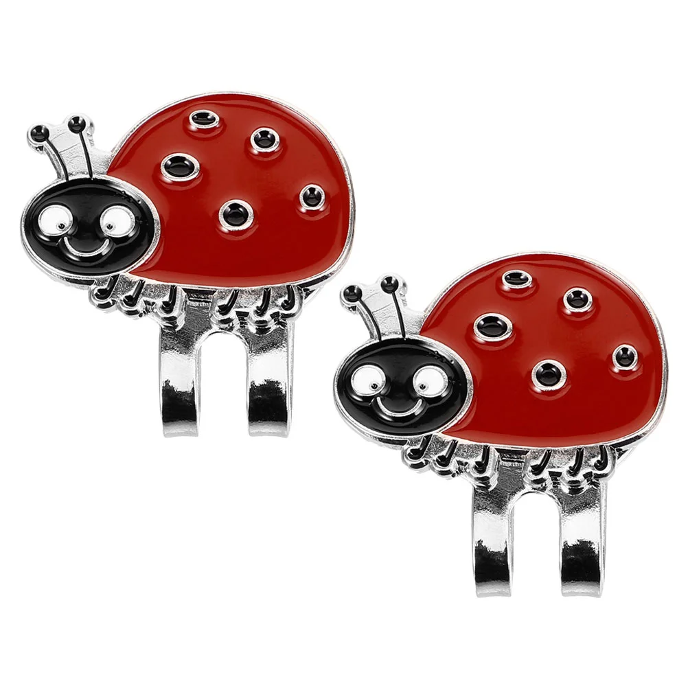 Hat Golf Clip Accessories Unclaimed Parcels Portable Ball Markers Red Decorative
