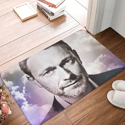 Legend Christian Lindner 재정부 장관용 미끄럼 방지 도어매트, 바닥 매트, 카펫 깔개, 주방 입구 욕실 풋패드 매트
