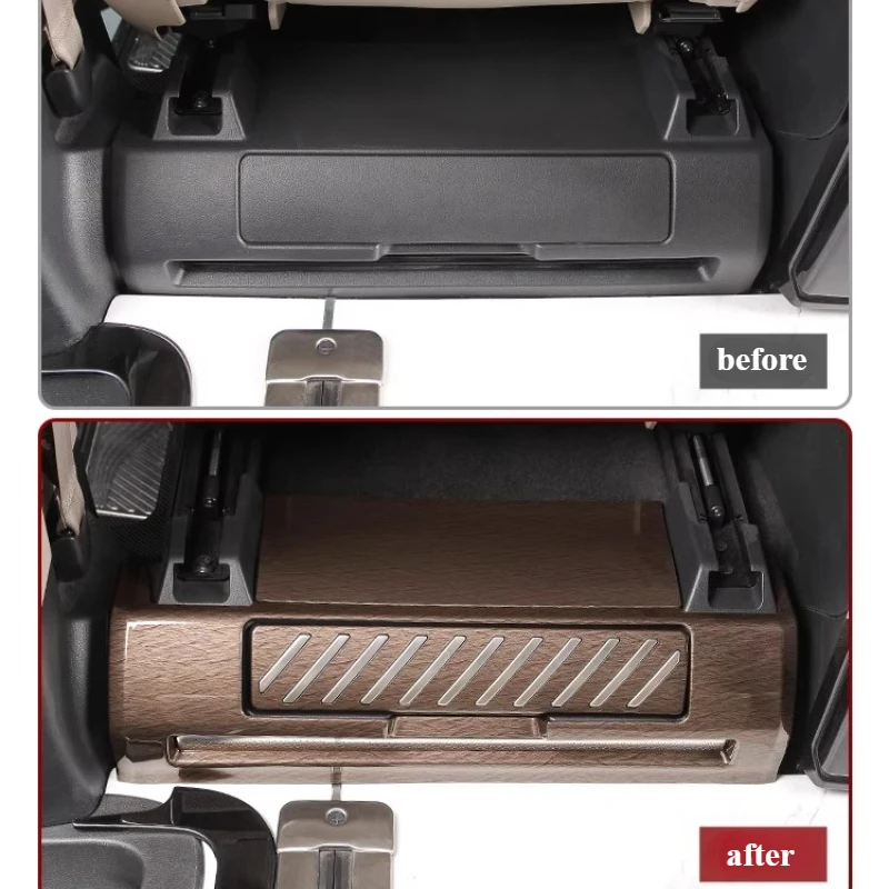 For Toyota Alphard Vellfire 40 Series Front Seat Foot Out Trend Modified Accessories Protection Anti-kick Car Accessories Tools