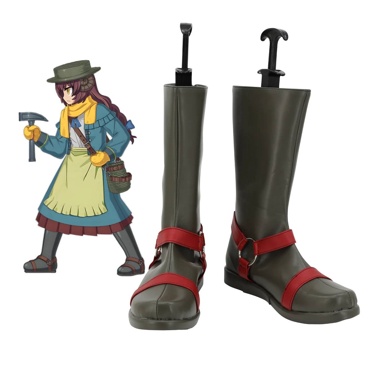 

Обувь для косплея FGO Mary Anning на заказ, кожаные ботинки любого размера для мужчин и женщин