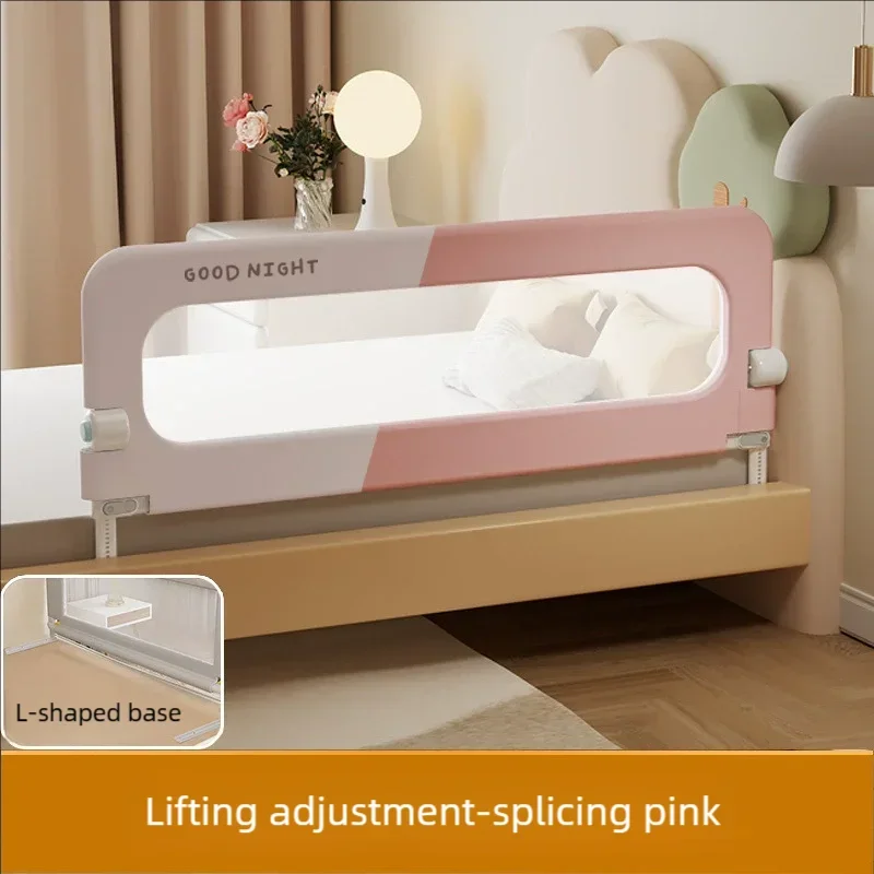 IMBABY – garde-corps de lit rose plié, barrière de sécurité pour bébé, pare-chocs de berceau Anti-chute, barrière de Protection pour chambre à coucher, barrière de sécurité