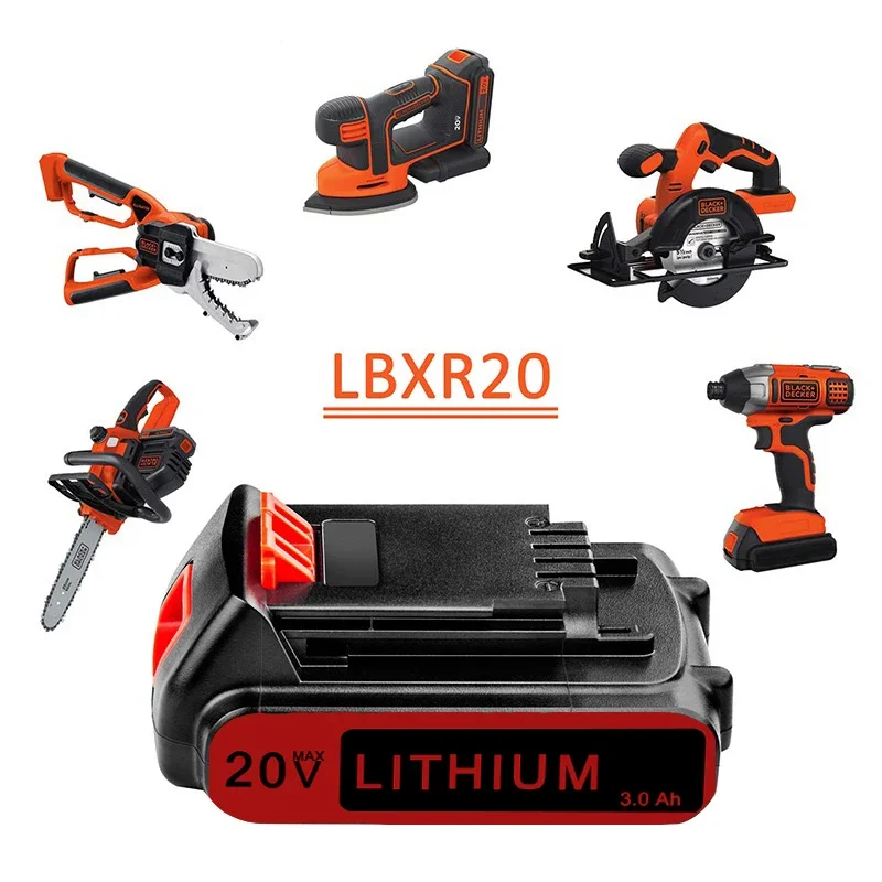 3.0Ah 20V MAX LBXR20 متوافق مع بطارية بلاك اند ديكر LB2X4020 LBXR2020-OPE LBXR20-OPE2 LBXR20B-2 LB2X3020-OPE LBXR20BT #5