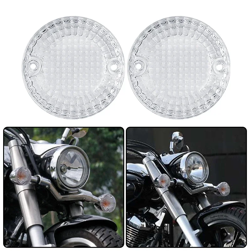 Motorcycle Turn Signal Light Lens Cover Bezels Trim Ring For Yamaha Bolt XVS950 XV950 R-Spec 2013-up