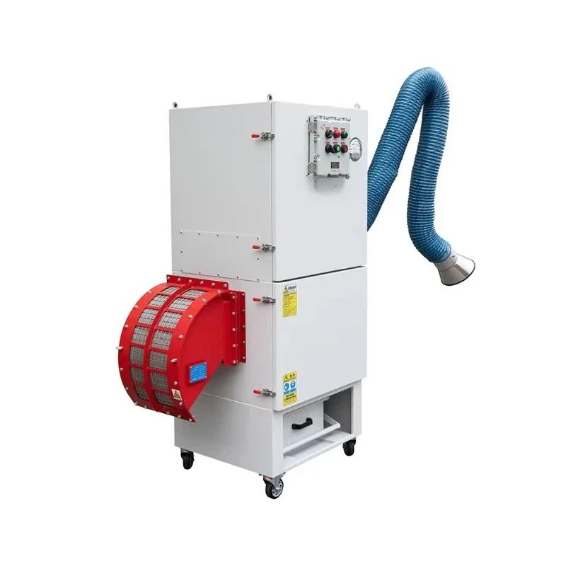 AJS220 automatic pulse jet cleaning system with industrial grade woodworking dust collector