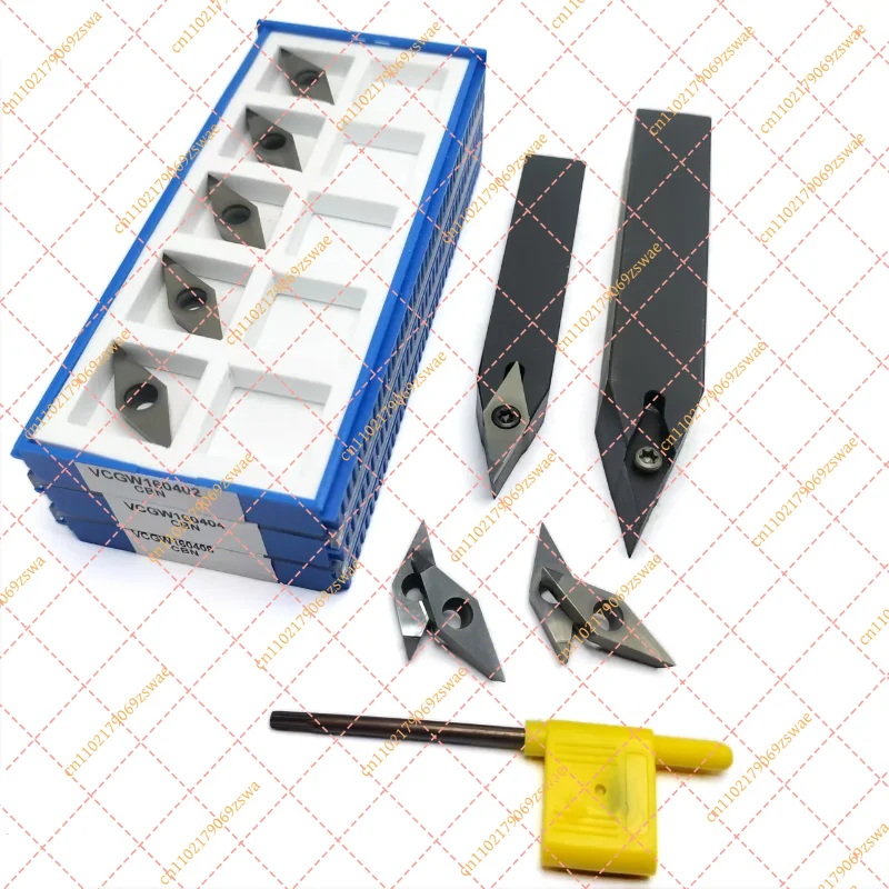 for SVVCN 72.5° CNC Lathe Turning Tool Holder SVVCN1616/2020/2525 for VCGW/VCMT/VCGT PCD CBN Inserts
