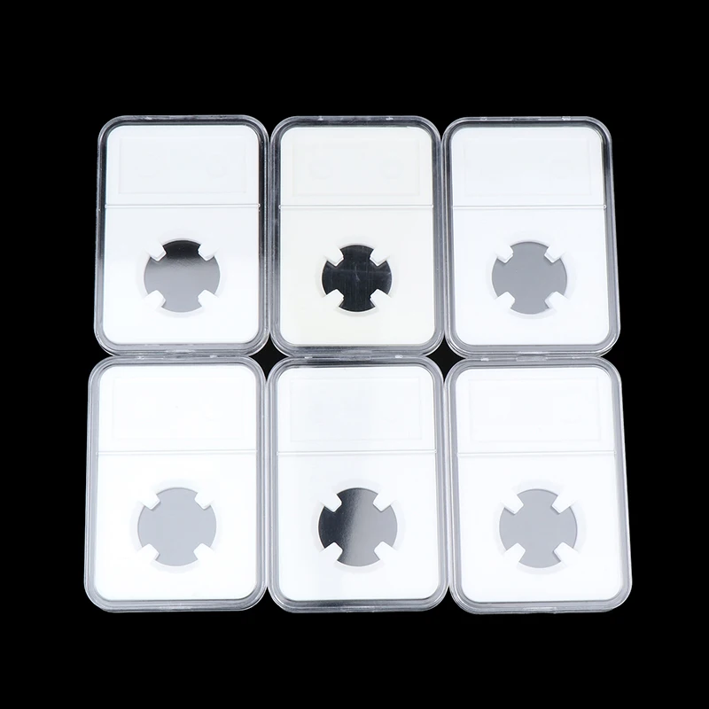 

1PC Coins Slabs Display Grade Coin Case Protect Holder Storage Box For Coin Transparent Plastic Collection Case Container Box