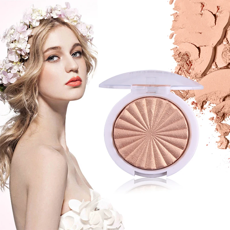 Miss Rose Makeup Shimmer Highlighter Powder Palette Base Illuminator Highlight Face Contour Golden Bronzer