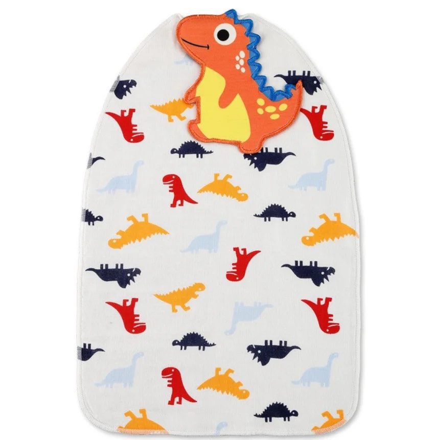 

Pure Cotton Animal Pattern Back Cover Towel Sweat-Absorbing Baby And Children's Towel Infant Category