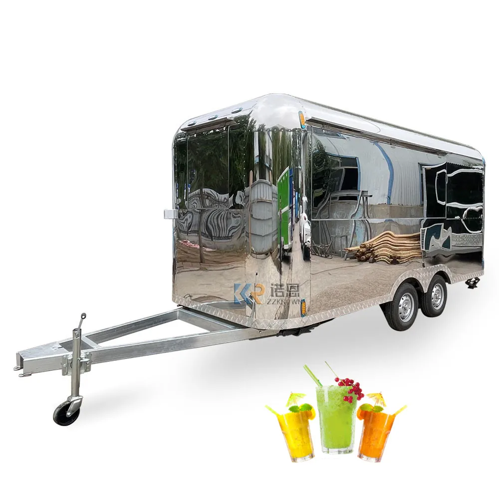 Fully Equipped Fast Food Truck Restaurant Food Cart Van Catering Truck Mobile Food Trailer For Sale