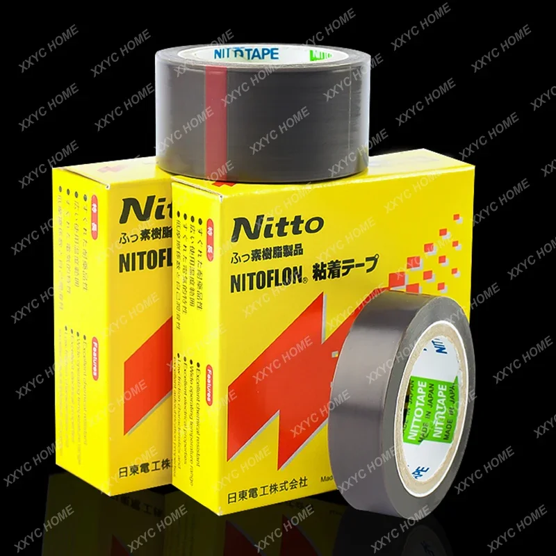 10 Pcs T0.08mm*W(13mm,19mm,25mm)*L10m Japan NITTO DENKO Tape NITOFLON Waterproof Single Sided Tape 903UL Original high quality