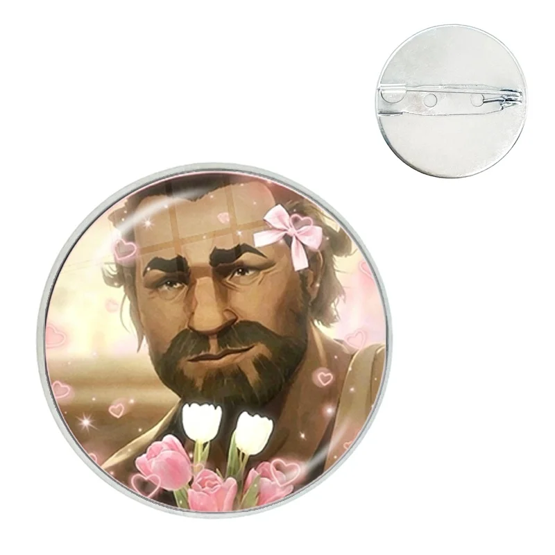 Anime Coquette Arcane Viktor Jix Sevika Pin Creative Glass Dome Brooches Shirt Lapel Bag Cute Badge Cartoon Pins