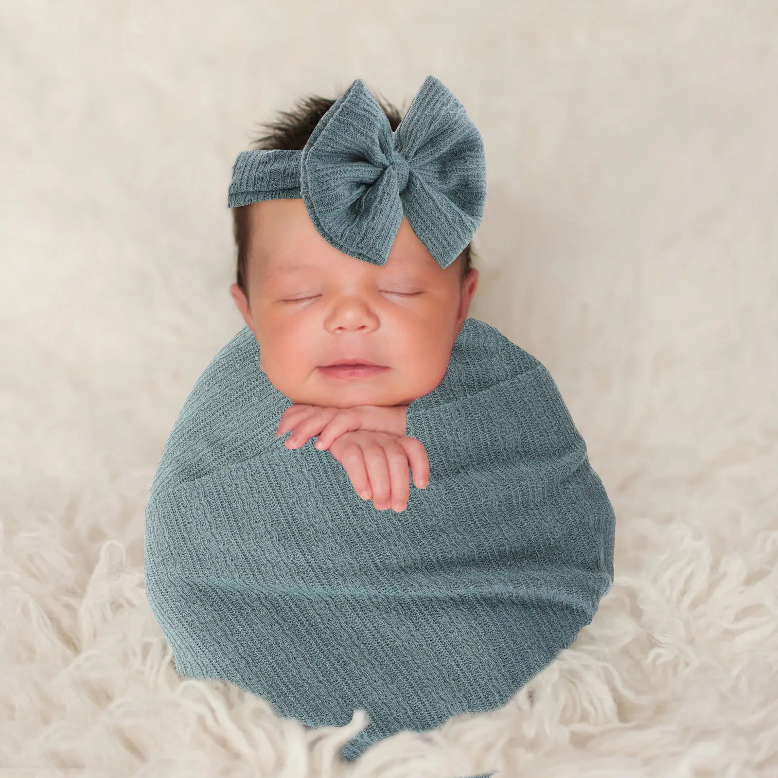 

1Set Anti-Startle Swaddle Blanket Newborn Stretchy Wrap for Sleeping Nursing Hugging Photo Prop Baby Boy Girl Receiving Blanket