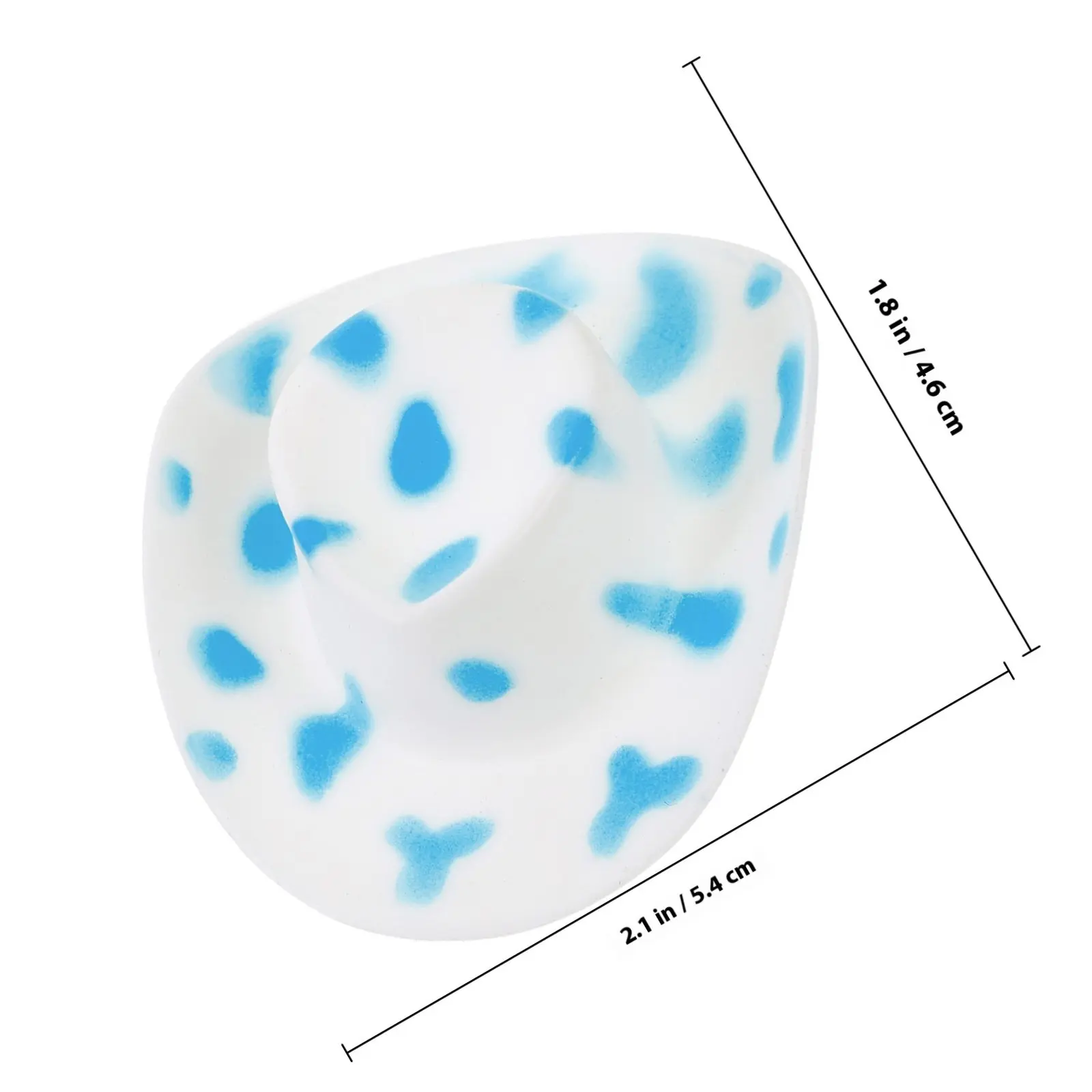 10 Peças de Mini Chapéus de Cowboy para Artesanato, Chapéus Pequenos Estilo Ocidental, Adereços Decorativos para Festas, Decorações de Bolo, Acessórios DIY