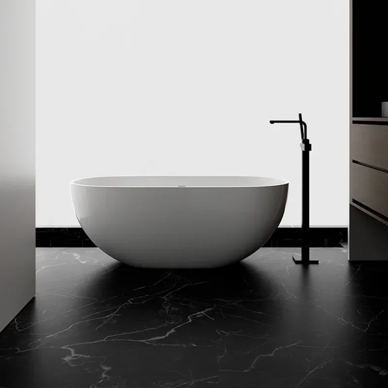 Bathroom Small Unit Bathtub Household Adult Independent Bath Artificial Stone