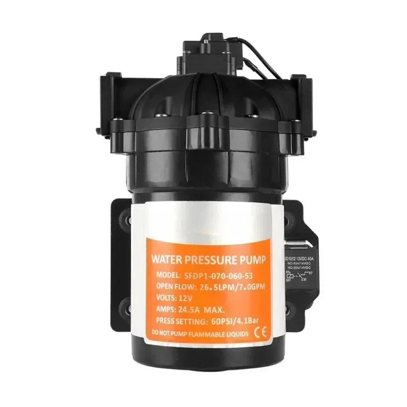 ALL NEW SEAFLO 53 Series Diaphragm Pump 12V DC 7.0 GPM 60 PSI with pressure switch Solar Booster Pressure Pump