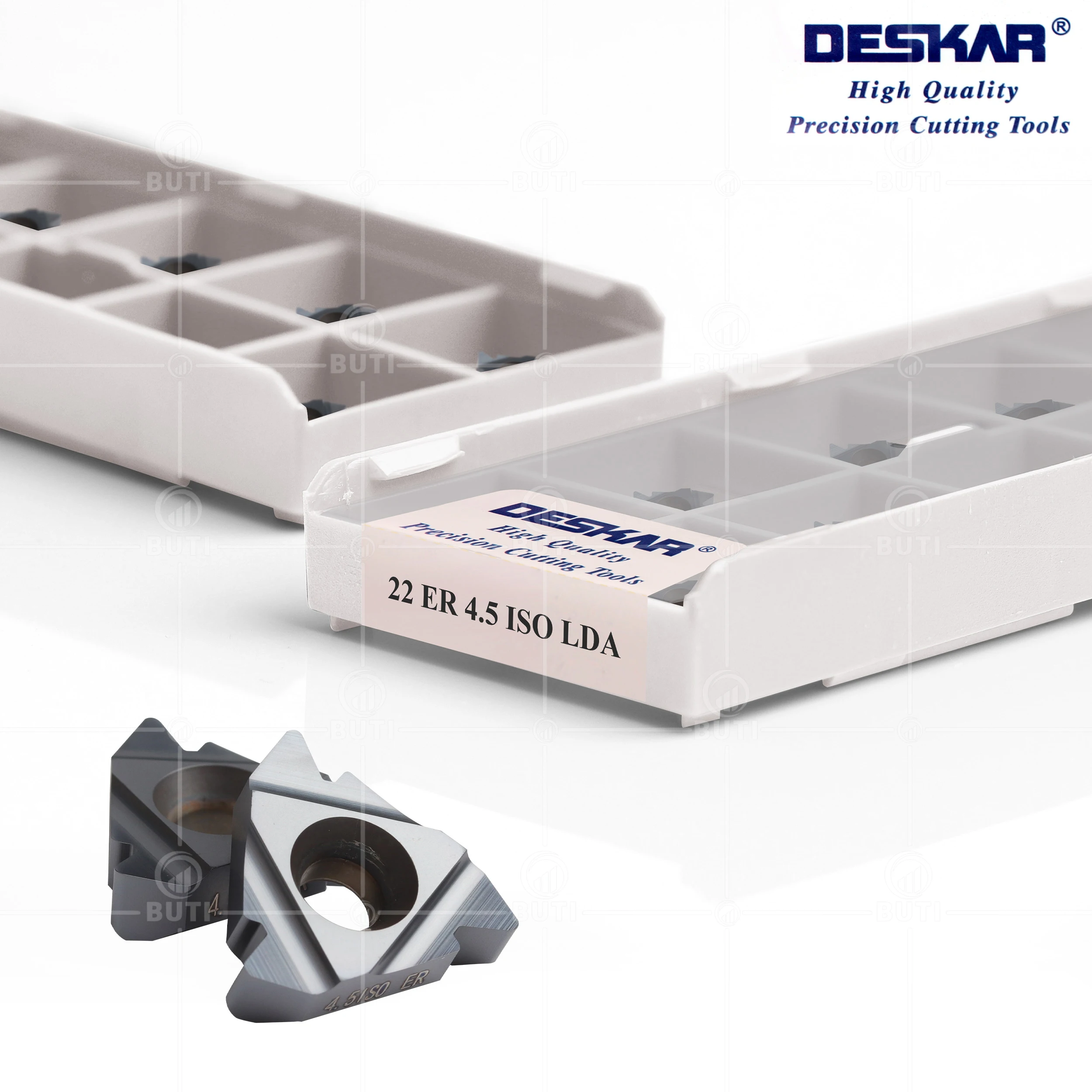 DESKAR 100% Original 22ER 22IR 3.5 4.0 4.5ISO 5.0ISO 5.5ISO 6.0ISO LDA Turning Tools CNC Lathe Cutter Threading Carbide Inserts