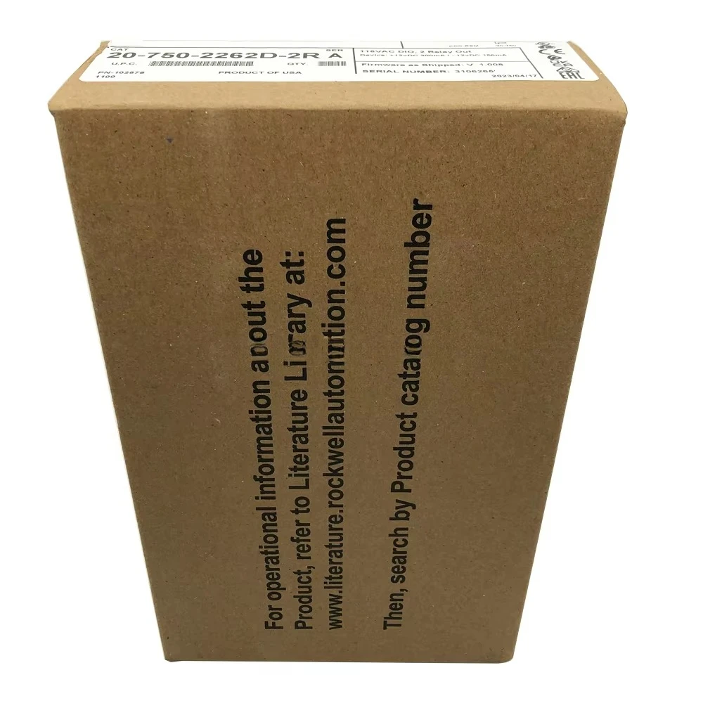 20-750-2262D-2R محرك التيار المتردد 115 فولت وحدة خيار التيار المتردد IO 100% ماركة ؛ حزمة أصلية 100% ؛ 100% جديد 207502262D2R