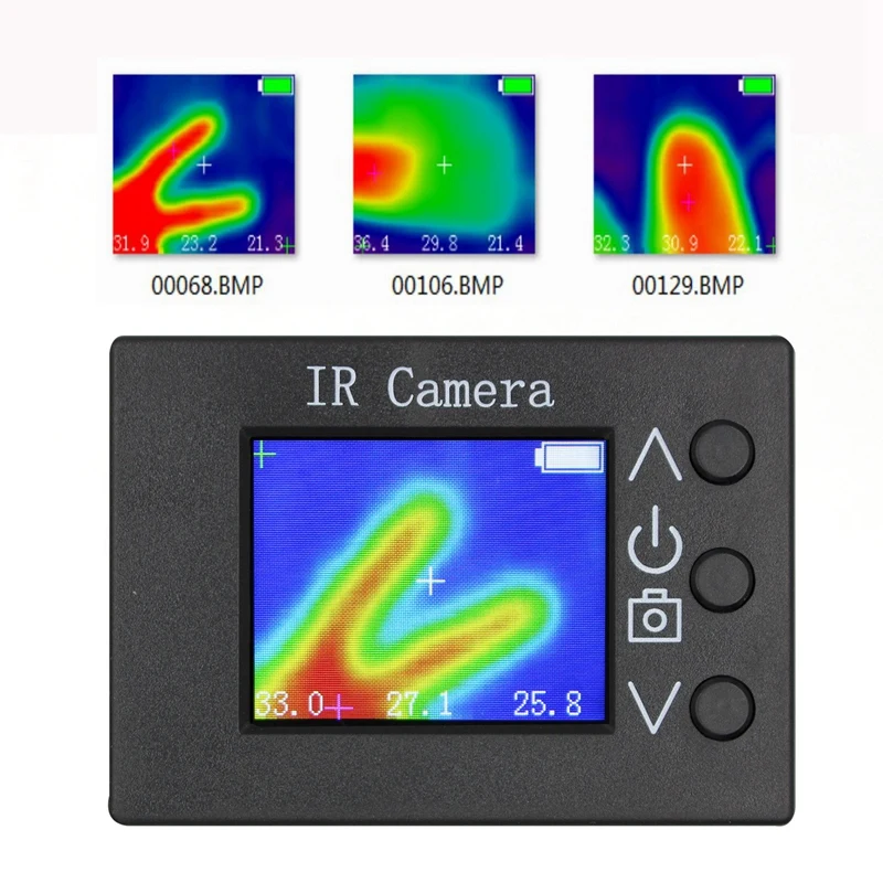 MLX90640 Infrared Temperature Sensor Simple Thermal Imager 1.8Inch LCD Screen Handheld IR Thermograph Camera-A27I