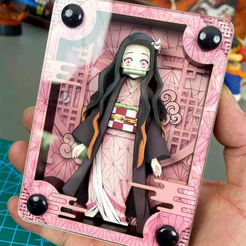 

Demon Slayer peripheral model acrylic ornament Nezuko decorative painting anime peripheral ornament collection gift