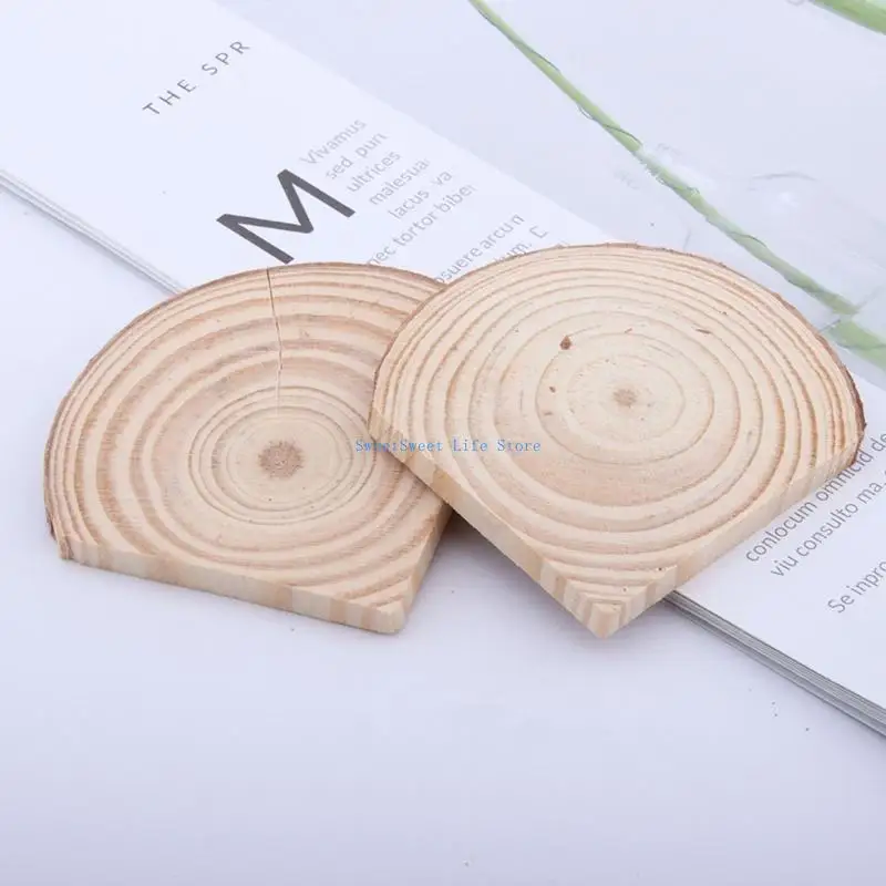 

D5QB Natural Growth Ring Pieces Epoxy Resin Fillings Coasters Epoxy Resin Mold Filler for DIY Cup Mat Home Decor Making
