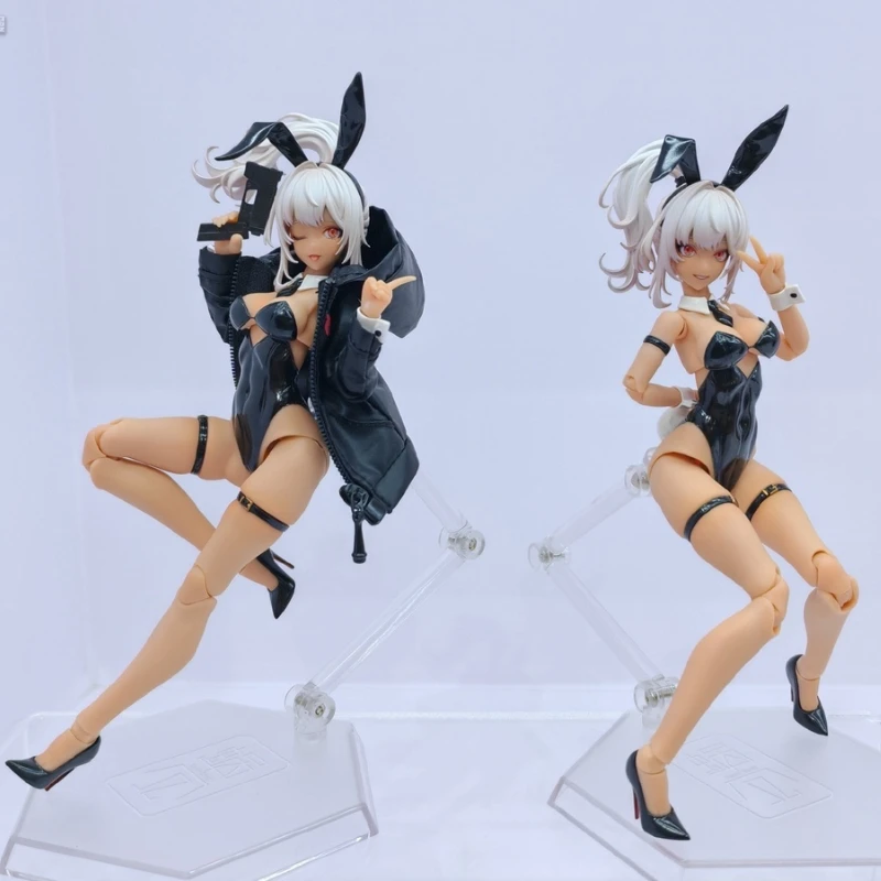 Caracol concha quadro braços menina irene sexy coelho menina modelo, leve sem flash, ferramenta-livre fácil montagem, coleção mecha